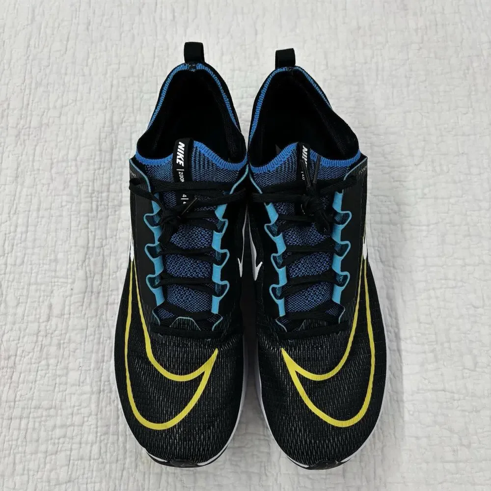 Nike Zoom Fly 4 Mens Size 12 Black Chlorine Blue Shoes